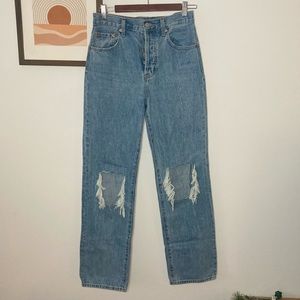 NWOT Revolve Pistola 100% Cotton Distressed Jeans!